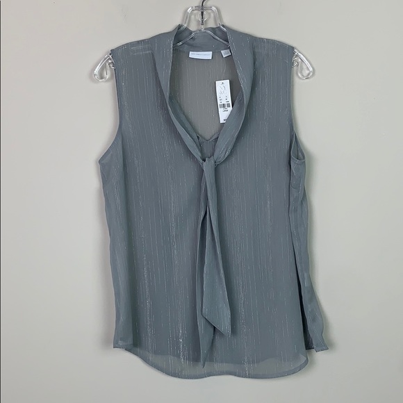 New York & Company Tops - Box 3 NY & Company Large Sleeveless Blouse Sheer